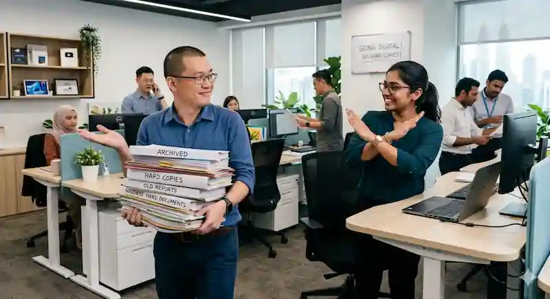 say goodbye hard document