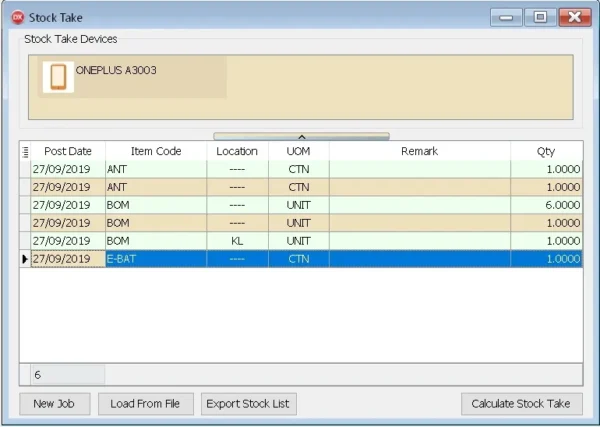 Stock Take & Inventory Counting Software | SQL Accounting